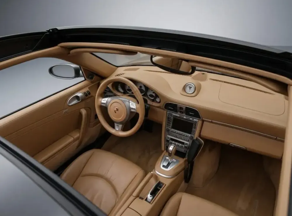 Coda di una Porsche 911 997 Carrera S con i doppi terminali di scarico